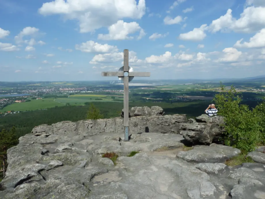 Töpfer Sandsteinformationen bei Oybin