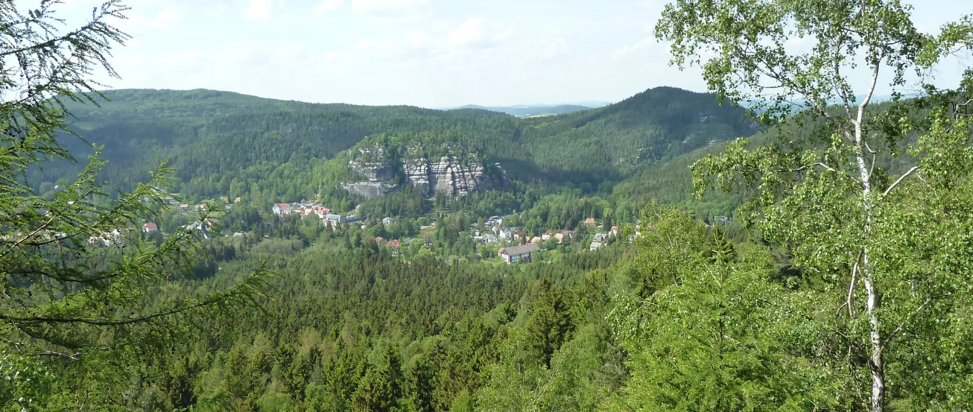 Landschaft im Zittauer Gebirge